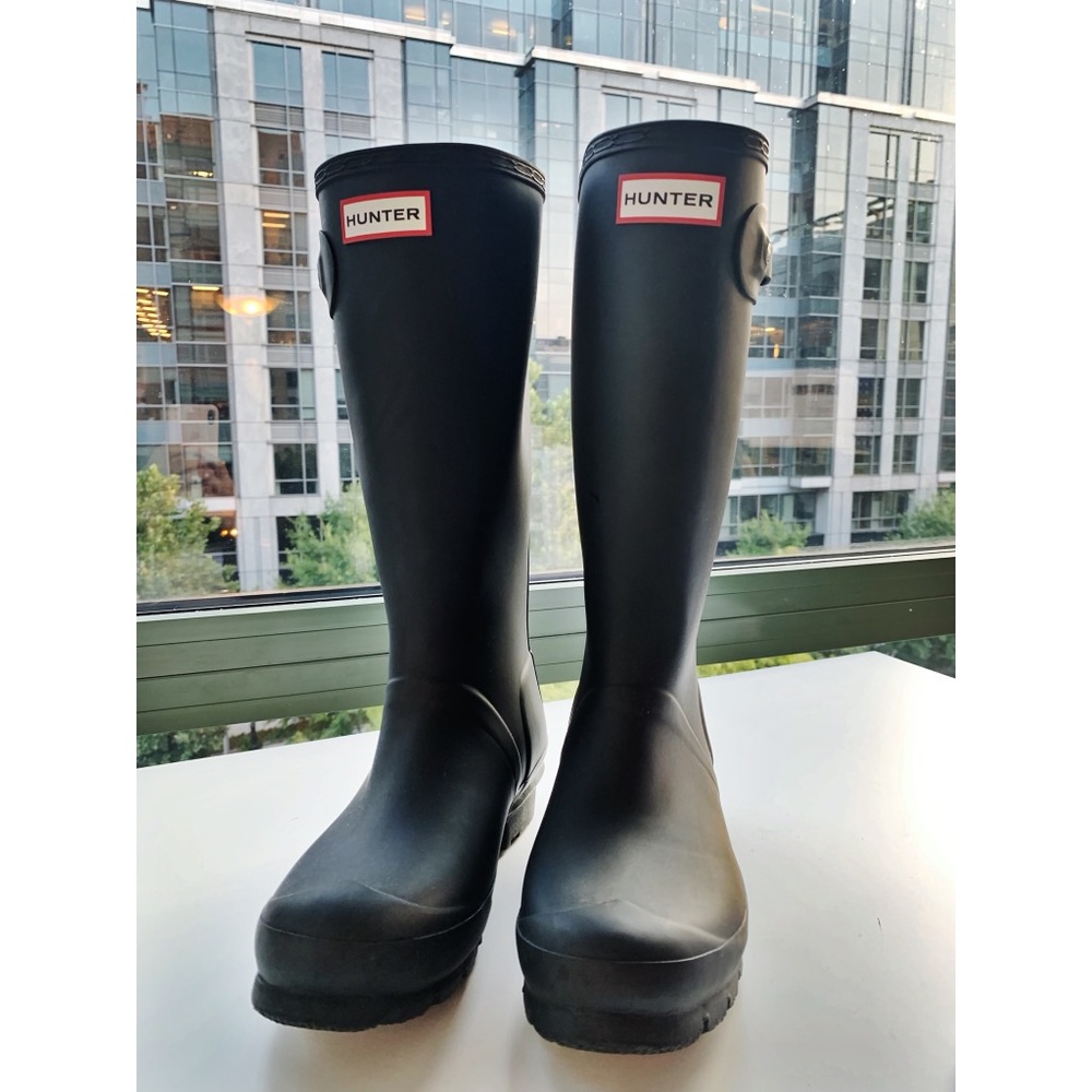 Hunter rain boots - black